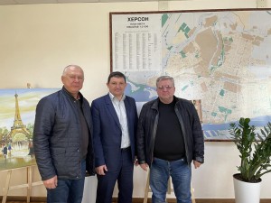 Перша робоча зустріч із заступником Херсонського міського голови Володимиром Лук’яненком