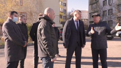 Робоча зустріч на будівельному майданчику з головою обласної державної адміністрації