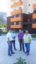 РОБОЧИЙ ВІЗИТ ЗАСТУПНИКА ГОЛОВИ  ХЕРСОНСЬКОЇ ОБЛАСНОЇ АДМІНІСТРАЦІЇ НА БУДІВЕЛЬНИЙ МАЙДАНЧИК 4-А ТАВРІЙСЬКОГО МІКРОРАЙОНУ МІСТА ХЕРСОНА