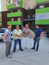 Робоча зустріч на будівельному майданчику Молодіжного житлового комплексу в м. Херсоні